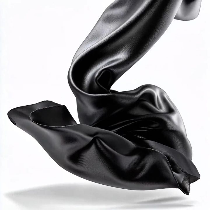 Fashion accessories film still — surreal morphing effect